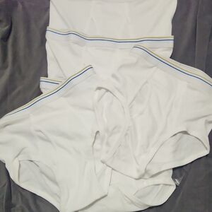 Safford Dry & Cool Full Cut Men's Briefs Pack of 6 Size L NWOT!